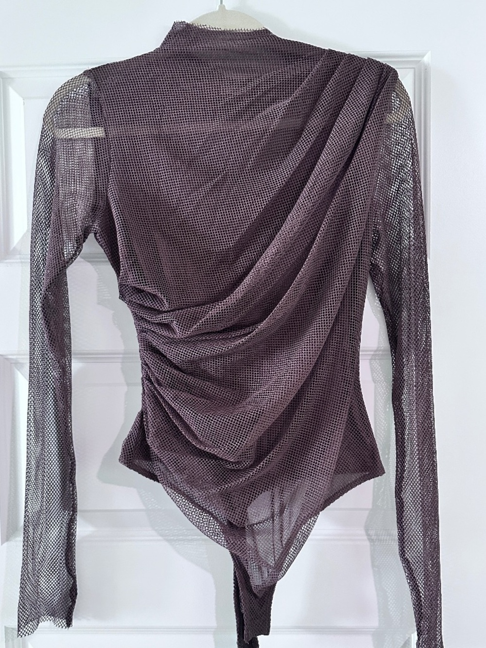 Free People x Intimately FP “On My Way” Bodysuit in Chocolate Love, size M, NWT